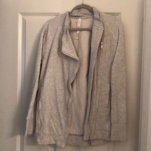 Lululemon grey zip up